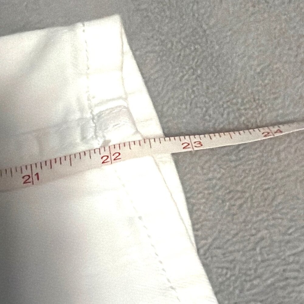 Lane Bryant Womens White Genius Fit Capri Jeans Size 18 Cotton Blend Back Pocket - Picture 8 of 8